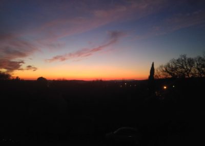 Vue des chambres